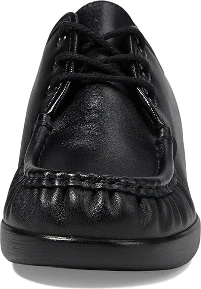 SAS Bounce Lace Up Comfort Moc Women's Shoes Black : 6 S - Slim (AAA), Leather - Image 6