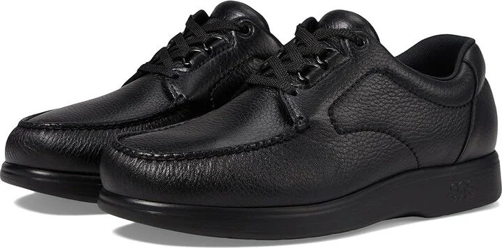 SAS Bout Time Comfort Lace Up Men's Shoes Black : 9.5 N - Narrow (C), Leather