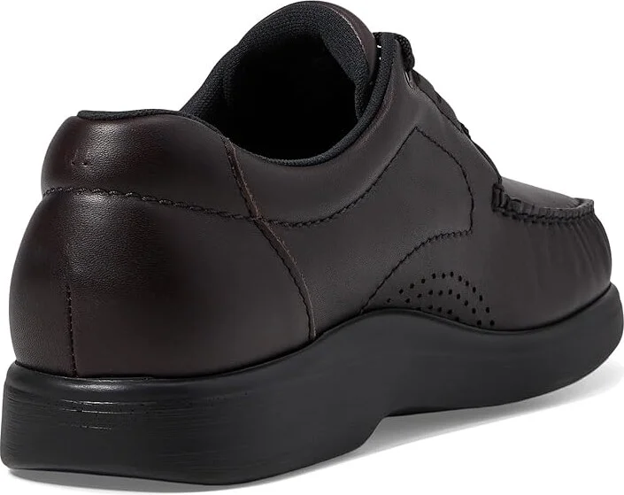 SAS Bout Time Comfort Lace Up Men's Shoes Cacao : 11.5 M - Medium (D), Leather - Image 4