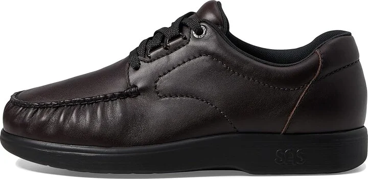 SAS Bout Time Comfort Lace Up Men's Shoes Cacao : 11.5 M - Medium (D), Leather - Image 6