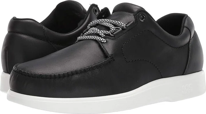 SAS Bout Time LT Men's Shoes Matte Black : 11.5 M - Medium (D), Leather