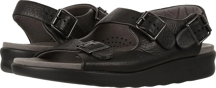 SAS Bravo Adjustable Comfort Sandal Men's Shoes Black : 8 N - Narrow (C), Leather