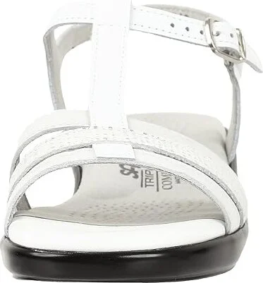 SAS Capri T-Strap Comfort Sandal Women's Shoes White : 7 N - Narrow (AA), Leather - Image 6