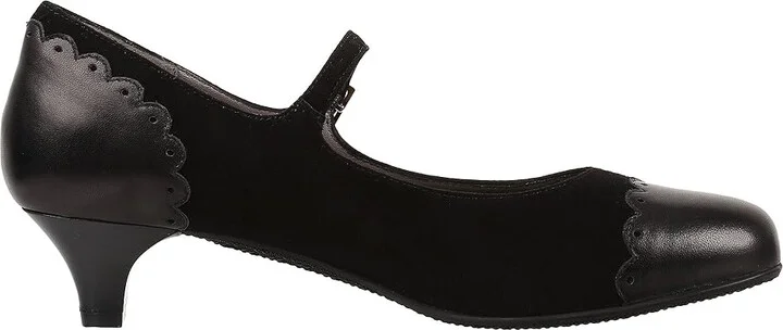 SAS Cate Women's Shoes Black : 6 M - Medium (B), Suede/Leather - Image 8