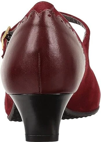 SAS Cate Women's Shoes Bordo : 6 M - Medium (B), Suede/Leather - Image 5