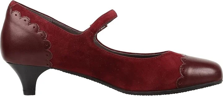 SAS Cate Women's Shoes Bordo : 6 M - Medium (B), Suede/Leather - Image 8
