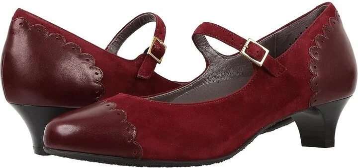 SAS Cate Women's Shoes Bordo : 6 M - Medium (B), Suede/Leather