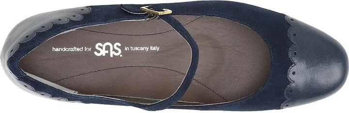 SAS Cate Women's Shoes Navy : 6 M - Medium (B), Suede/Leather - Image 3