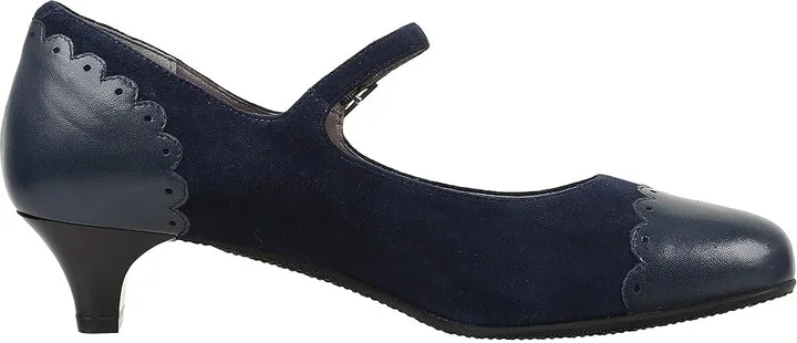 SAS Cate Women's Shoes Navy : 6 M - Medium (B), Suede/Leather - Image 8