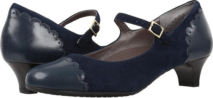 SAS Cate Women's Shoes Navy : 6 M - Medium (B), Suede/Leather