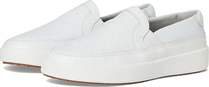 SAS Chuy-x Slip On Comfort Loafer Women's Shoes White Perf : 7 WW - Double Wide (D)