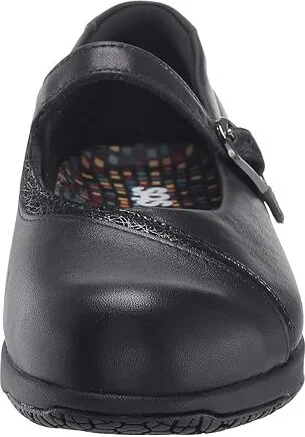 SAS Clare Non Slip Mary Jane Women's Shoes Black/Black Web : 8 N - Narrow (AA), Leather - Image 6