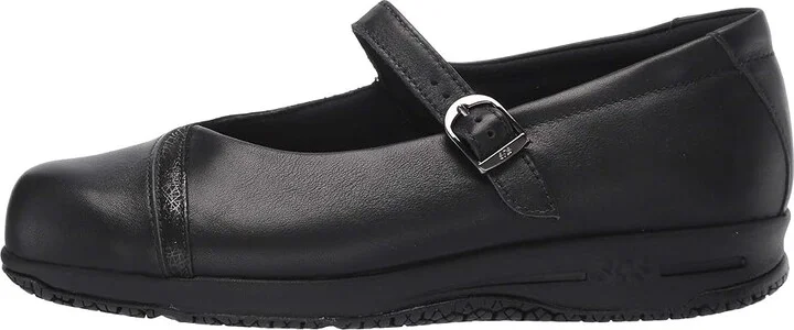 SAS Clare Non Slip Mary Jane Women's Shoes Black/Black Web : 8 N - Narrow (AA), Leather - Image 7