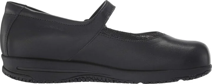 SAS Clare Non Slip Mary Jane Women's Shoes Black/Black Web : 8 N - Narrow (AA), Leather - Image 8