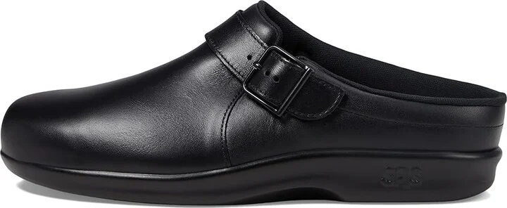 SAS Clog Comfort Slip On Women's Shoes Black : 7 N - Narrow (AA), Leather - Image 7