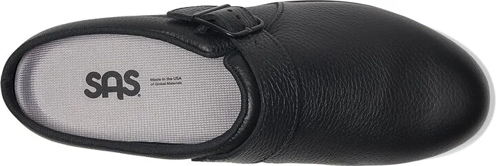 SAS Clog-Slip Resistant Women's Slip on Shoes Black : 8 N - Narrow (AA), Leather - Image 3