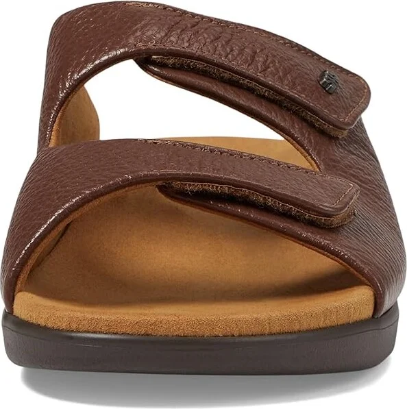 SAS Cozy Adjustable Comfort Slide Sandal Women's Shoes Amber : 6 N - Narrow (AA), Leather - Image 3