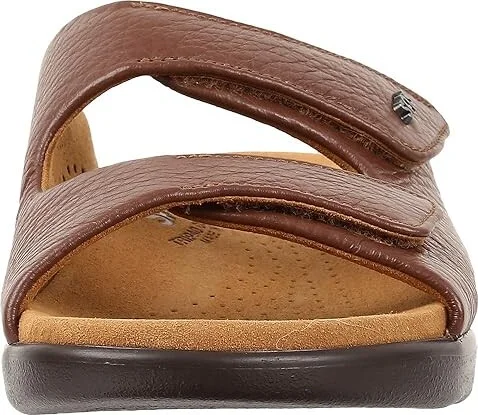 SAS Cozy Adjustable Comfort Slide Sandal Women's Shoes Amber : 6 N - Narrow (AA), Leather - Image 6