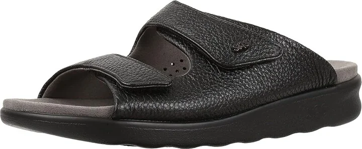 SAS Cozy Adjustable Comfort Slide Sandal Women's Shoes Black : 6 N - Narrow (AA), Leather - Image 2