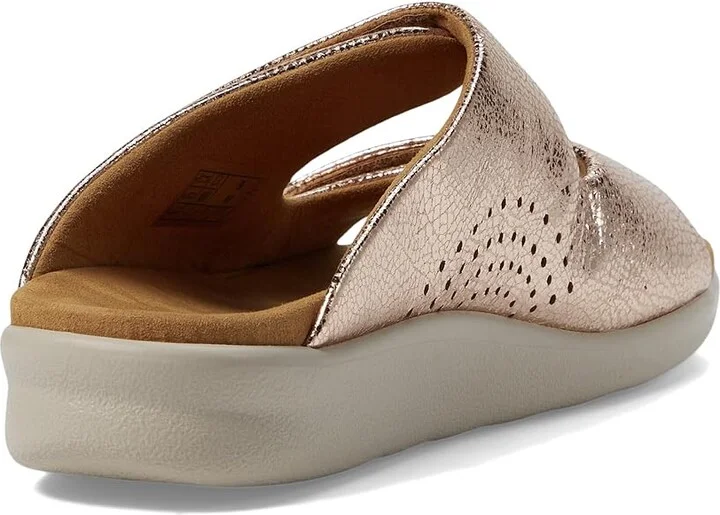 SAS Cozy Adjustable Comfort Slide Sandal Women's Shoes Copper : 9.5 M - Medium (B), Leather - Image 4