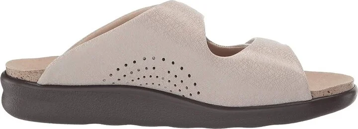 SAS Cozy Adjustable Comfort Slide Sandal Women's Shoes Web Linen : 7 N - Narrow (AA), Leather - Image 8