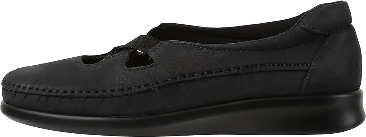 SAS Crissy Slip On Comfort Loafer Women's Shoes Nero : 7.5 M - Medium (B), Leather - Image 7