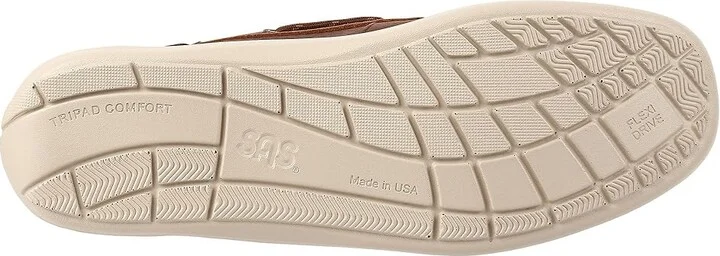SAS Decksider Lace Up Comfort Boat Shoe Men's Shoes New Briar : 10 N - Narrow (C), Leather - Image 4
