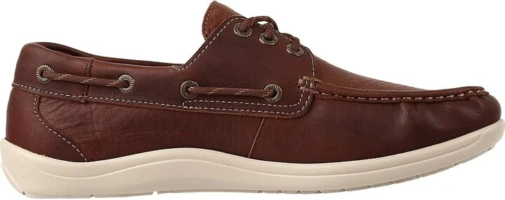SAS Decksider Lace Up Comfort Boat Shoe Men's Shoes New Briar : 10 N - Narrow (C), Leather - Image 8