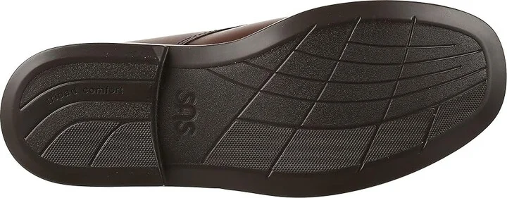 SAS Diplomat Slip On Comfort Loafer Men's Shoes Brown : 10.5 N - Narrow (C), Leather - Image 4
