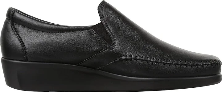 SAS Dream Comfort Loafer Women's Shoes Black : 7.5 S - Slim (AAA), Leather - Image 7