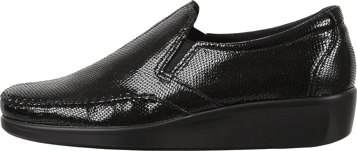 SAS Dream Comfort Loafer Women's Shoes Black Snake : 9 N - Narrow (AA), Leather - Image 7
