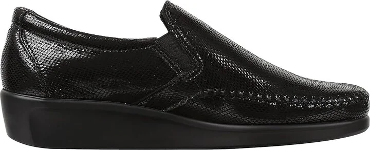 SAS Dream Comfort Loafer Women's Shoes Black Snake : 9 N - Narrow (AA), Leather - Image 8