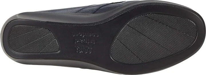SAS Dream Comfort Loafer Women's Shoes Navy : 8.5 N - Narrow (AA), Leather - Image 3