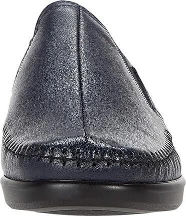 SAS Dream Comfort Loafer Women's Shoes Navy : 8.5 N - Narrow (AA), Leather - Image 5