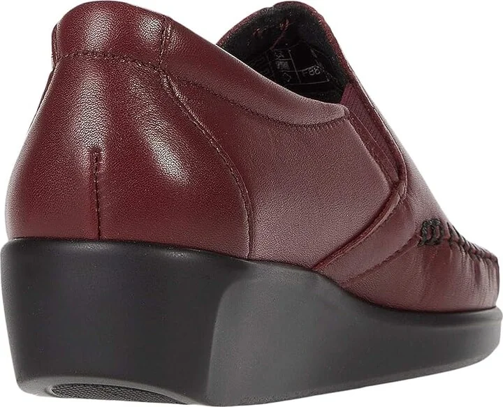 SAS Dream Comfort Loafer Women's Shoes Wine : 7 N - Narrow (AA), Leather - Image 4
