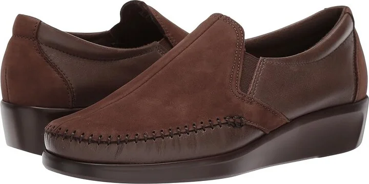 SAS Dream Women's Shoes Turf/Coffee : 9.5 N - Narrow (AA), Leather