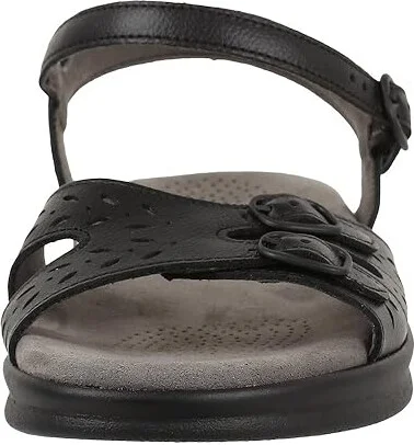 SAS Duo Adjustable Comfort Sandal Women's Shoes Black : 6 S - Slim (AAA), Leather - Image 6