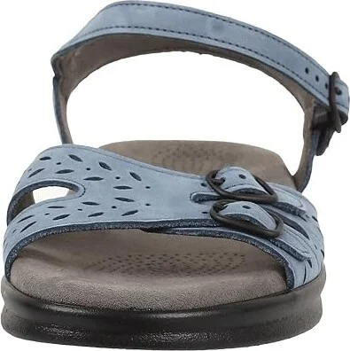 SAS Duo Adjustable Comfort Sandal Women's Shoes Denim : 7 N - Narrow (AA), Leather - Image 6