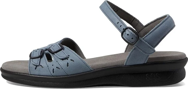 SAS Duo Adjustable Comfort Sandal Women's Shoes Denim : 7 N - Narrow (AA), Leather - Image 7