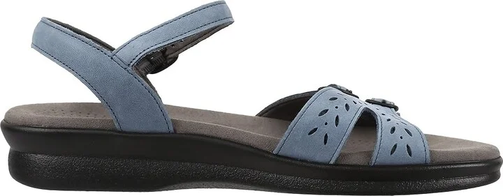 SAS Duo Adjustable Comfort Sandal Women's Shoes Denim : 7 N - Narrow (AA), Leather - Image 8