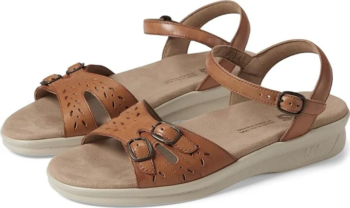 SAS Duo Adjustable Comfort Sandal Women's Shoes Hazel : 6 S - Slim (AAA), Leather