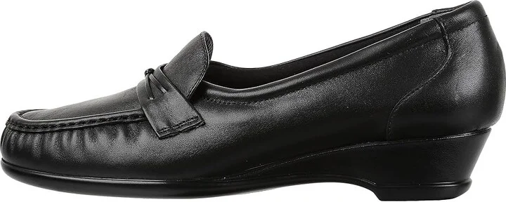 SAS Easier Slip On Loafer Women's Shoes Black : 6 S - Slim (AAA), Leather - Image 7