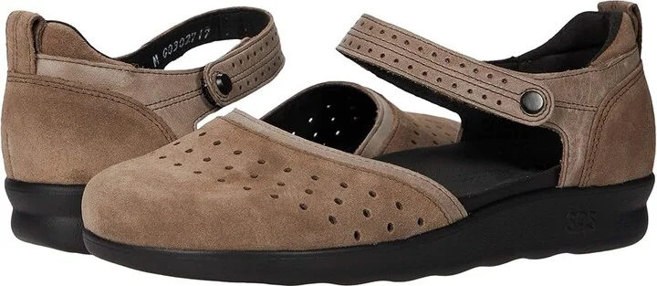 SAS Eden Comfort Mary Jane Women's Shoes Birch : 5.5 M - Medium (B), Leather