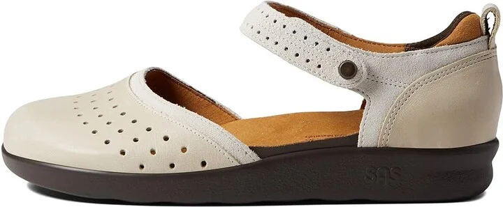 SAS Eden Comfort Mary Jane Women's Shoes Driftwood : 5 M - Medium (B), Leather - Image 6