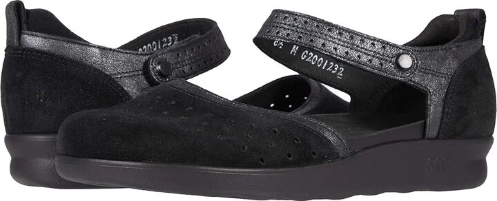 SAS Eden Comfort Mary Jane Women's Shoes Resin : 7.5 W - Wide (C), Leather