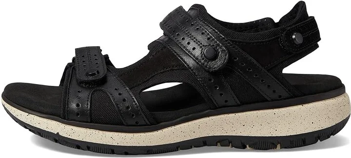SAS Embark Adjustable Comfort Sport Sandal Women's Sandals Black Ash : 9 N - Narrow (AA), Leather - Image 5