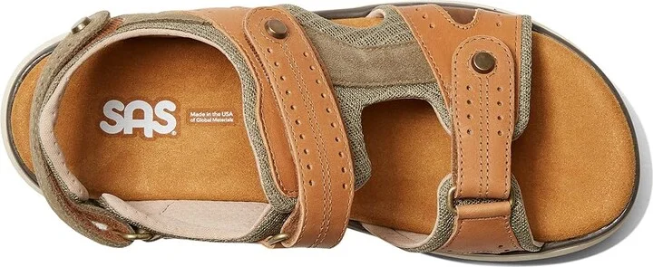 SAS Embark Adjustable Comfort Sport Sandal Women's Sandals Live Oak : 7 N - Narrow (AA), Leather - Image 2