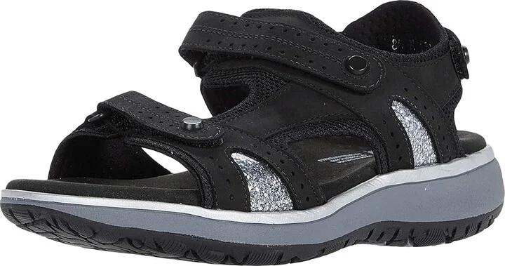 SAS Embark Adjustable Comfort Sport Sandal Women's Sandals Nero : 12 N - Narrow (AA), Leather - Image 2