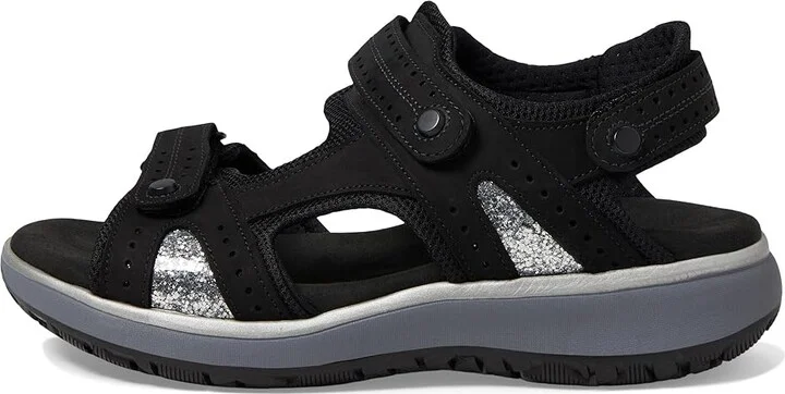 SAS Embark Adjustable Comfort Sport Sandal Women's Sandals Nero : 12 N - Narrow (AA), Leather - Image 7