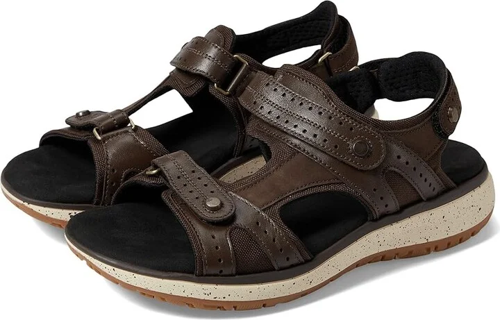 SAS Embark Adjustable Comfort Sport Sandal Women's Sandals Smores : 7.5 N - Narrow (AA), Leather